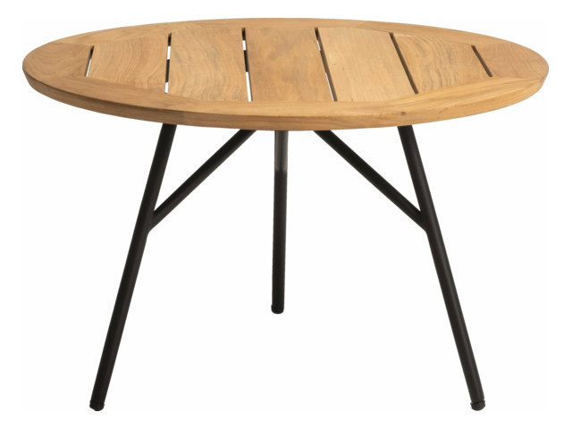 Stern Beistelltisch Frida schwarz matt/braun 62550 1