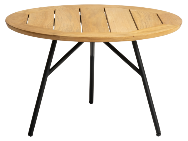 Stern Beistelltisch Frida schwarz matt/braun 62555 1