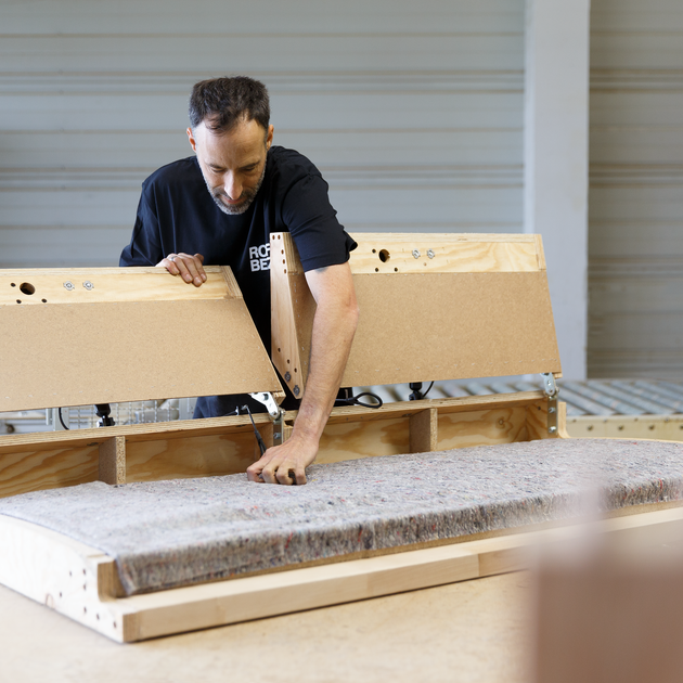Welche Rolle spielten Nachhaltigkeit und Umweltverträglichkeit bei der Messe und generell bei der Gestaltung von Möbeln im Jahr 2023? | © Rolf Benz Welche Rolle spielten Nachhaltigkeit und Umweltverträglichkeit bei der Messe und generell bei der Gestaltung von Möbeln im Jahr 2023? | © Rolf Benz