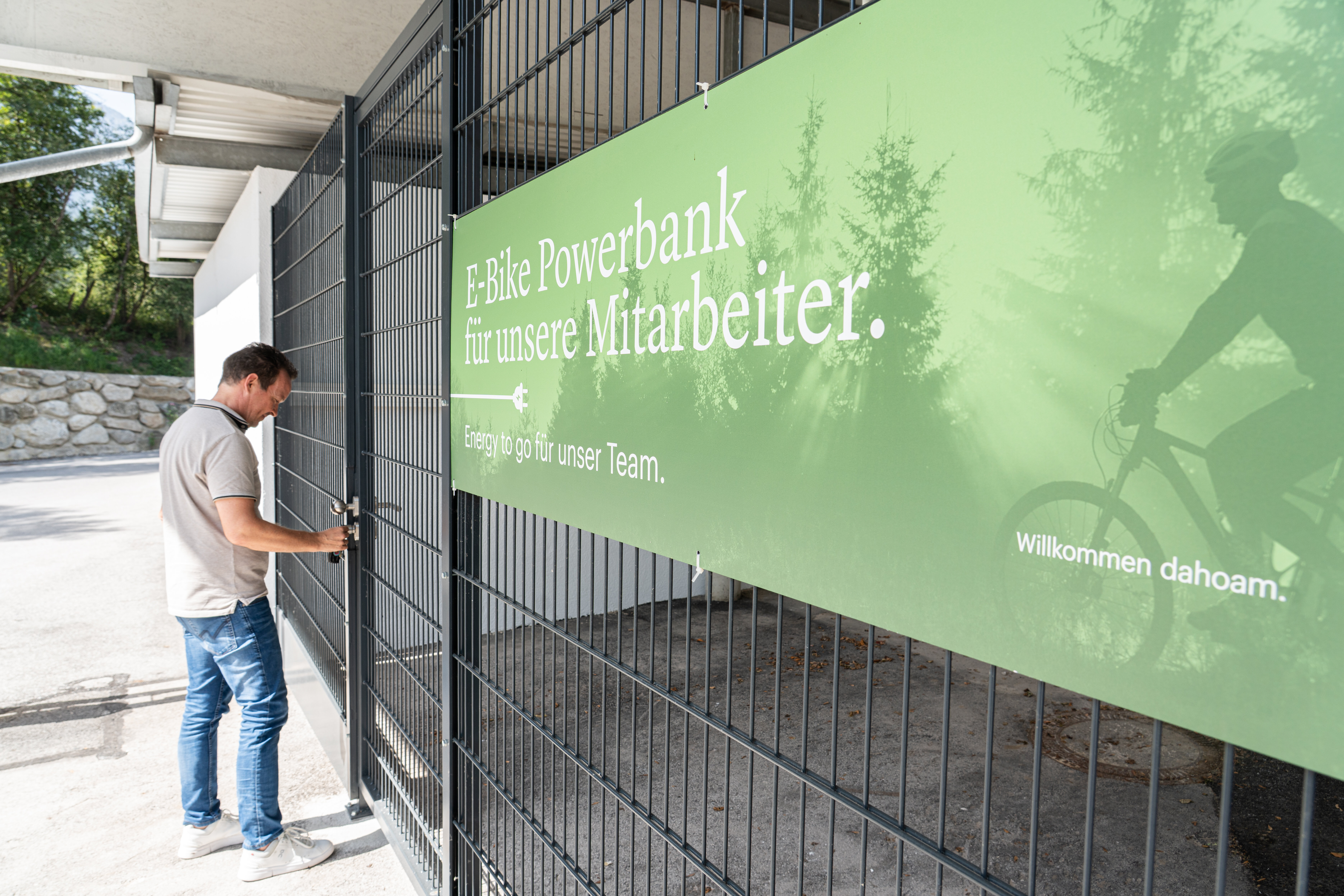 eBikestation Zutrittsregelung