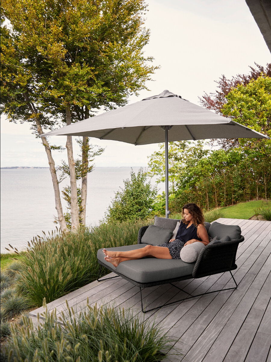 Essen. Schlafen. Lachen im Garten