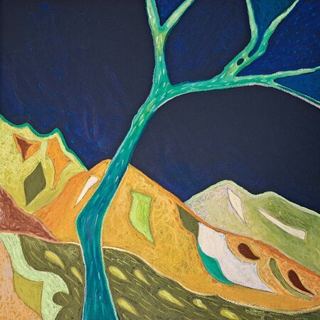 Einzelkämpfer | 50 x 50 cm