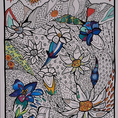 Alpenwiese | 70 x 50 cm